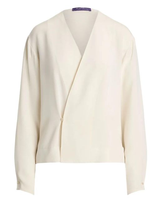 Top A Portafoglio A Maniche Lunghe di Ralph Lauren in White