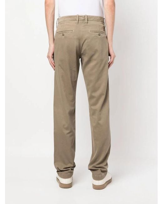 Jacob Cohen Natural Straight-Leg Twill Trousers for men