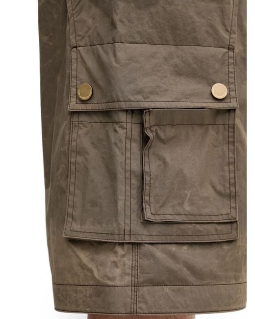 ANDERSSON BELL Green Carpender Multi-Pocket Cargo Shorts for men