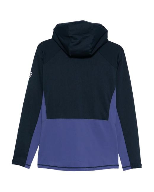 Rossignol Blue Hooded Zip-Up Jacket for men