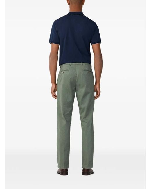Hackett Green Stretch-Cotton Chinos for men