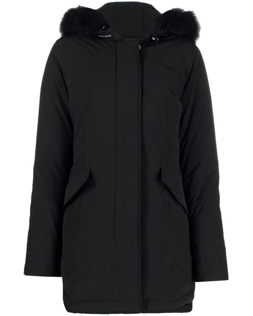 Woolrich Black Arctic Parka Luxe