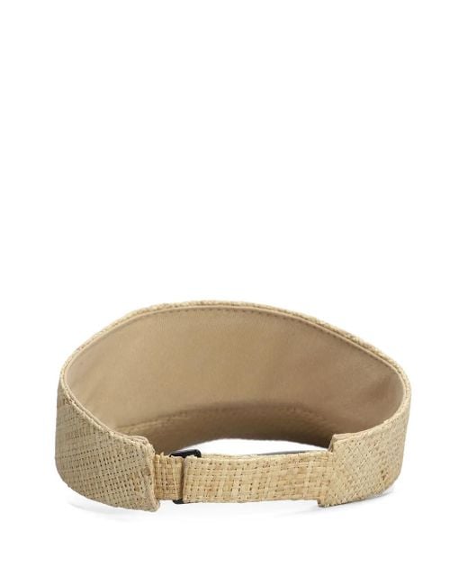 Ruslan Baginskiy Natural Visor Raffia Hat