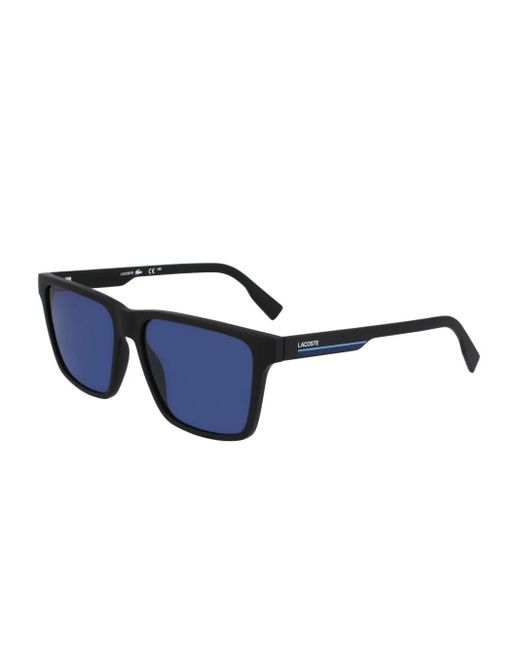 Lacoste Blue Logo-Print Sunglasses for men