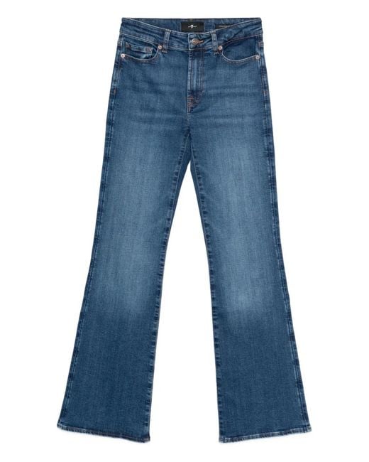 Seven7 Blue Belt-Loops Jeans
