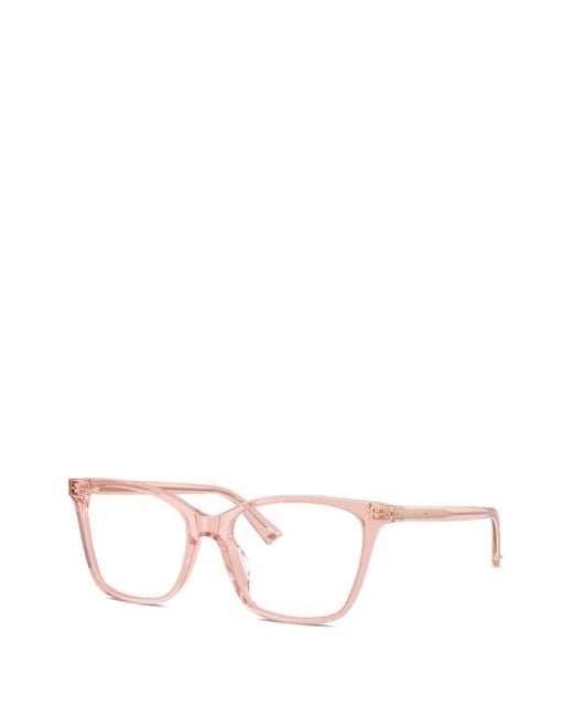 Jimmy Choo Natural Rectangle Glasses