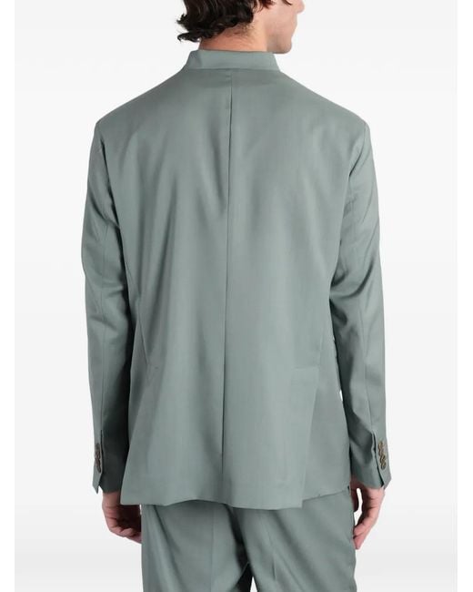 Costumein Gray Arnaldo Asymmetric-Fastening Blazer for men