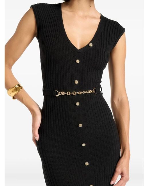 Robe En Maille Helene À Taille Ceinturée Manière De Voir en coloris Black