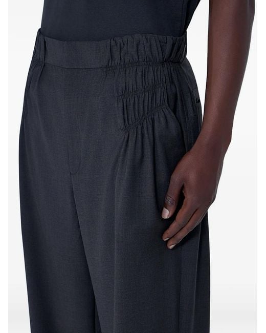 Kiko Kostadinov Blue Elasticated-Waist Tailored Trousers for men