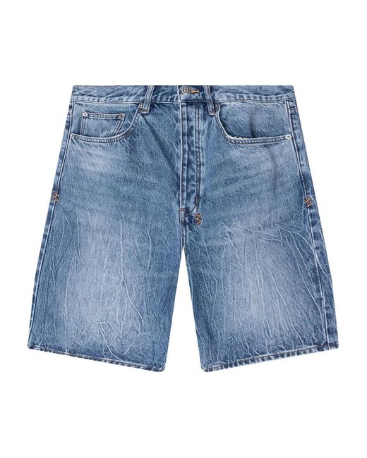 Ksubi Blue Anti Texas Shorts for men