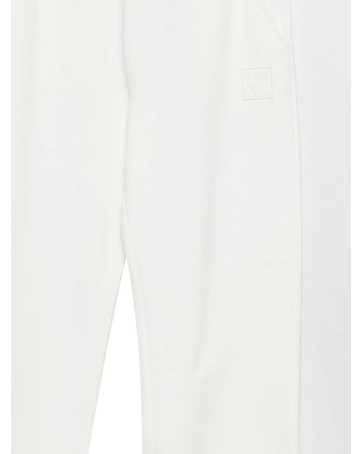 Iceberg White Logo-Patch Track Pants