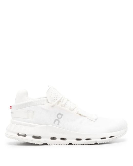 On Shoes White Cloudnova 2 Sneakers for men