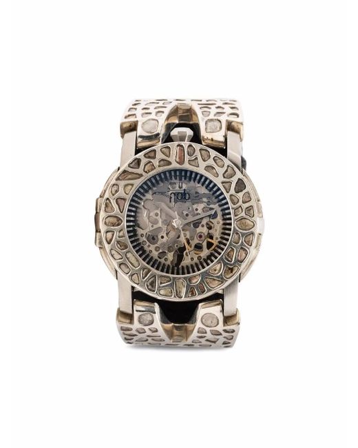 X Fob Paris Montre R154 Mega Pavé Parts Of 4 en coloris White