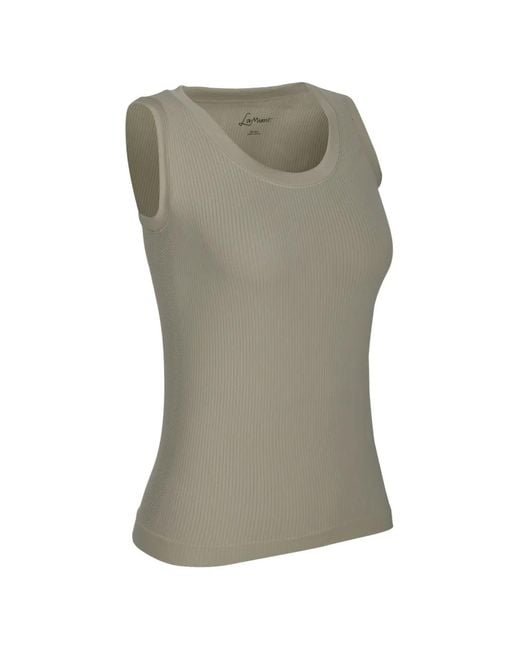 Lamunt Women's Gray Nadia Seamless Top