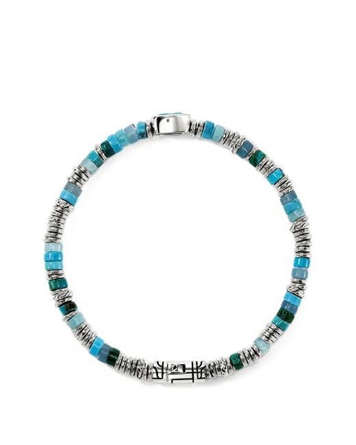 John Hardy White Heishi Topaz Bracelet