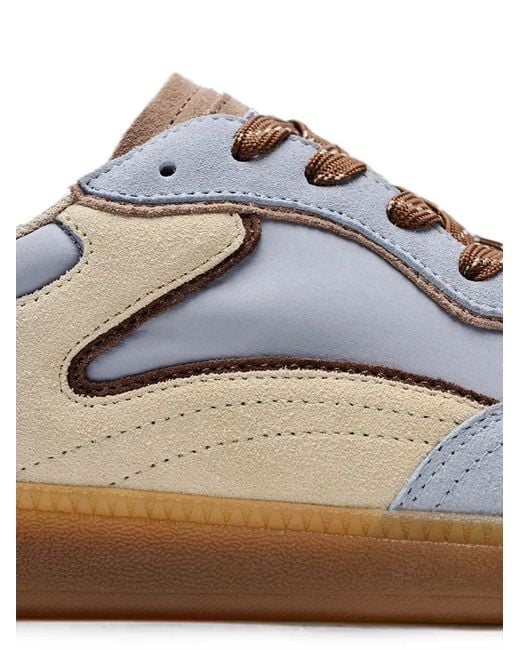 HOFF White Park Panelled Suede-Trim Sneakers