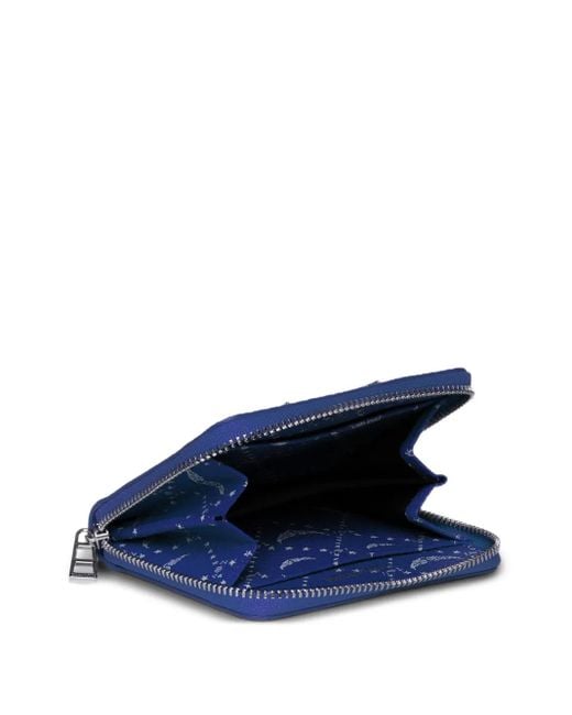 Zadig & Voltaire Blue Portemonnaie Mit Logo-Schild