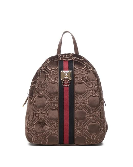 Zaino A Fiori di V73 in Brown