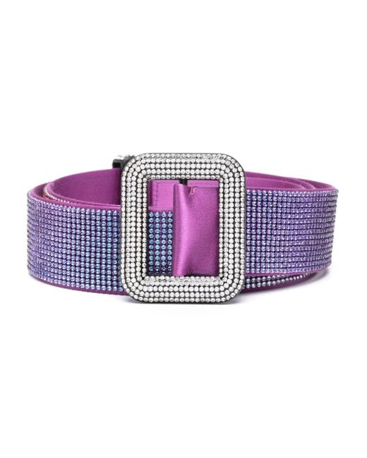 Cinturón Venus con detalles de cristal Benedetta Bruzziches de color Purple