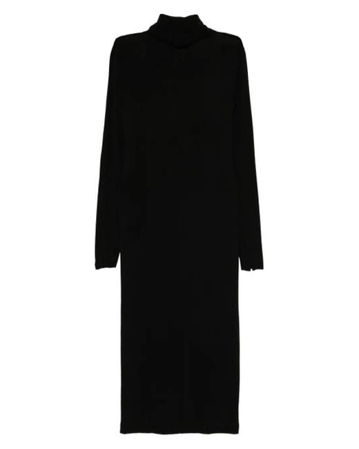 Thom Krom Black Langärmeliges Kleid