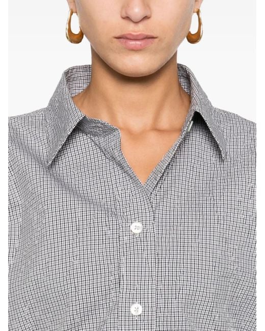 Rohe チェック シャツ Gray