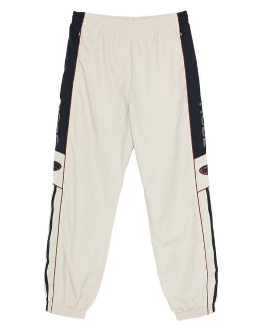Martine Rose White Side-Stripe Elasticated Track Pants for men