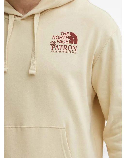 The North Face Natural Logo-Detail Drawstring Hoodie for men