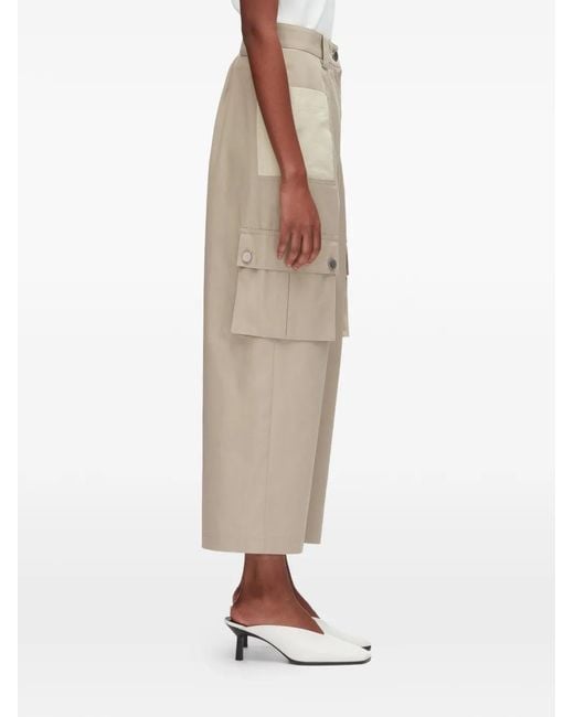 3.1 Phillip Lim White Patch-Pockets Trousers