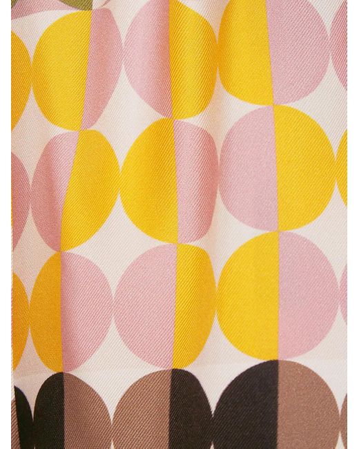 LaDoubleJ Broek Met Geometrische Print in het Multicolor