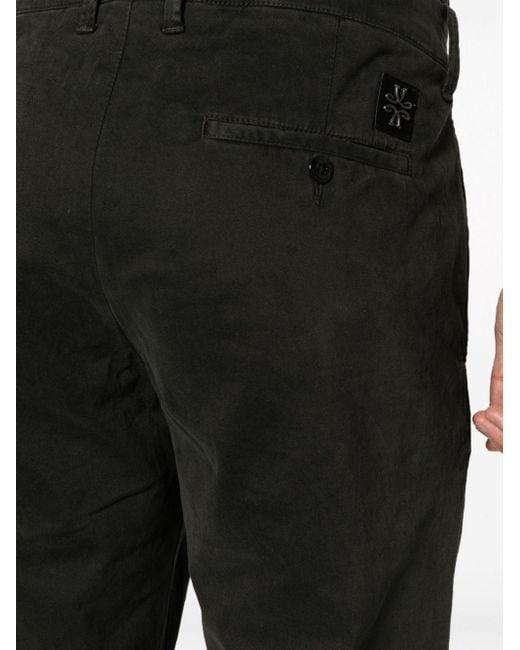 Jacob Cohen Logo-patch Chinos in Black for Men | Lyst UK