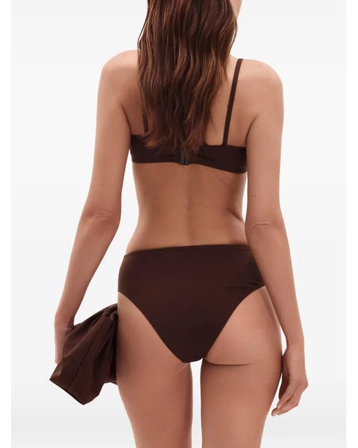 Eres Brown Elancée Triangle Bikini Top