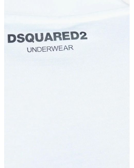 DSquared² T-Shirt Met Korte Mouwen in het White voor heren