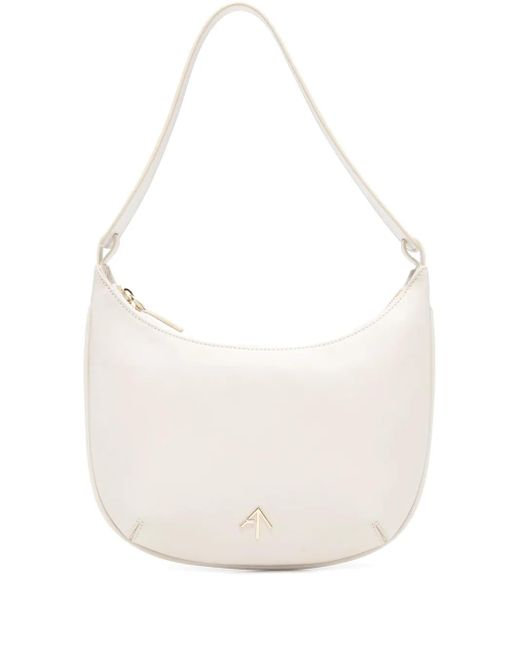 MANU Atelier White Mini Manu Schultertasche