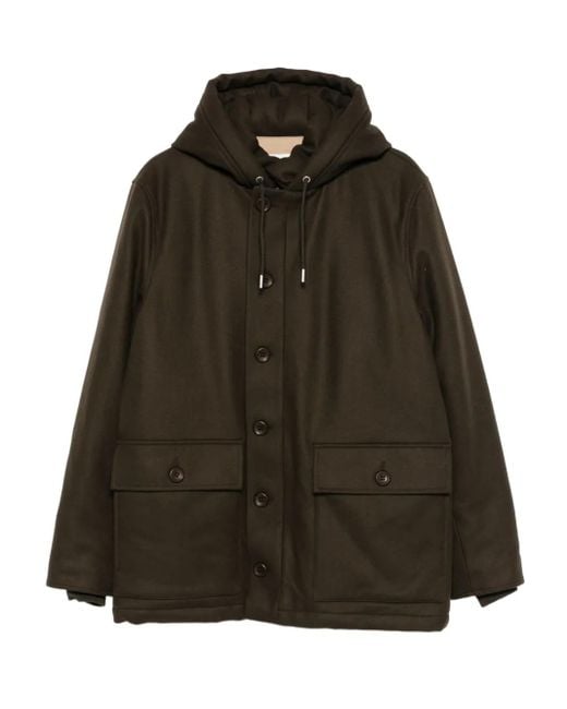 Sandro Parka Met Capuchon in het Brown voor heren