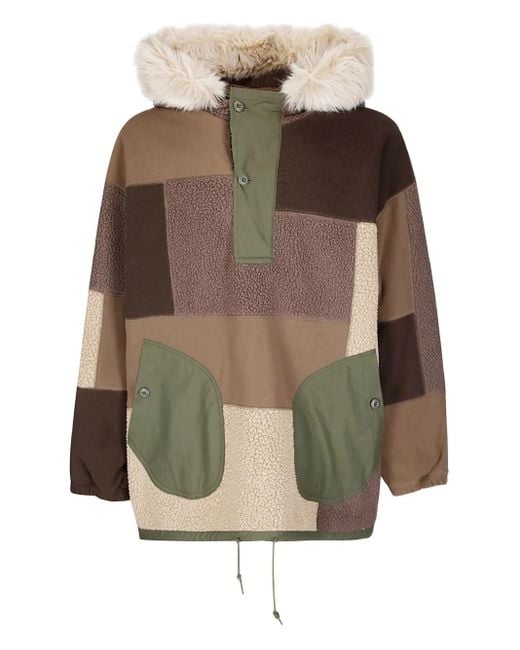 Comme des Garçons Brown Hooded Jacket for men