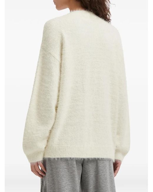 B+ AB White Bow Knitted Sweater