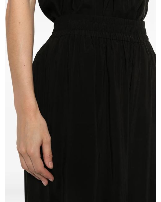 ELEH Black Wide-Leg Palazzo Pants