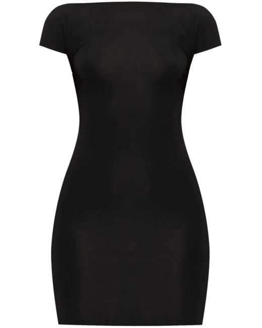 DSquared² Black Open-Back Mini Dress