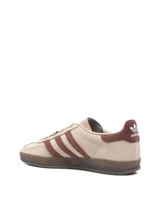 Adidas Brown Three-Stripe Gazelle Trainers