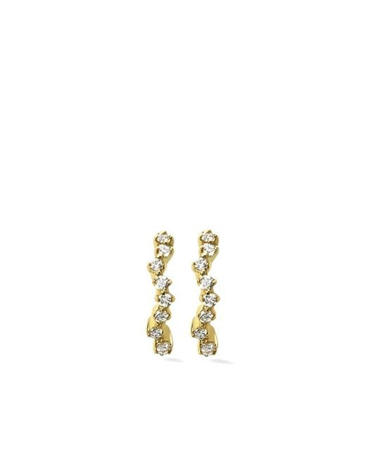 Lark & Berry Metallic 14Kt Night Wanderer Diamond Hoop Earrings