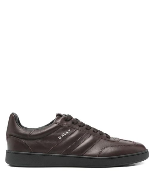 Bally Brown Lace-Up Sneakers for men