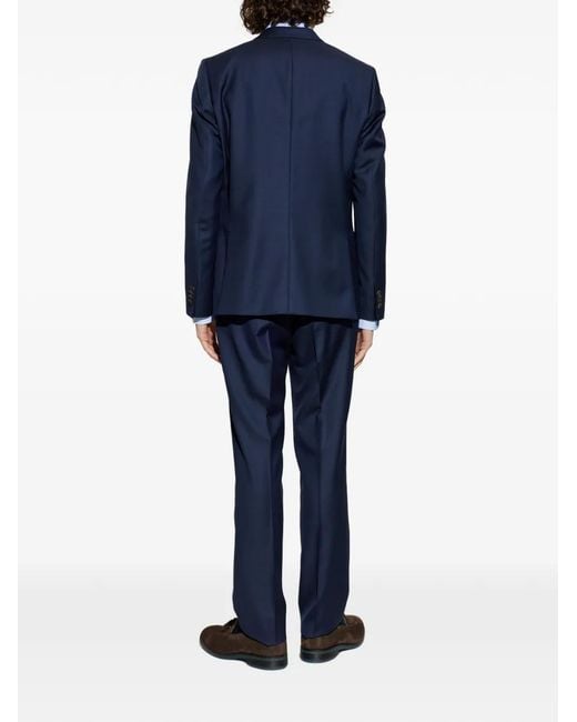 Paul Smith Blue Buttoned Suit for men