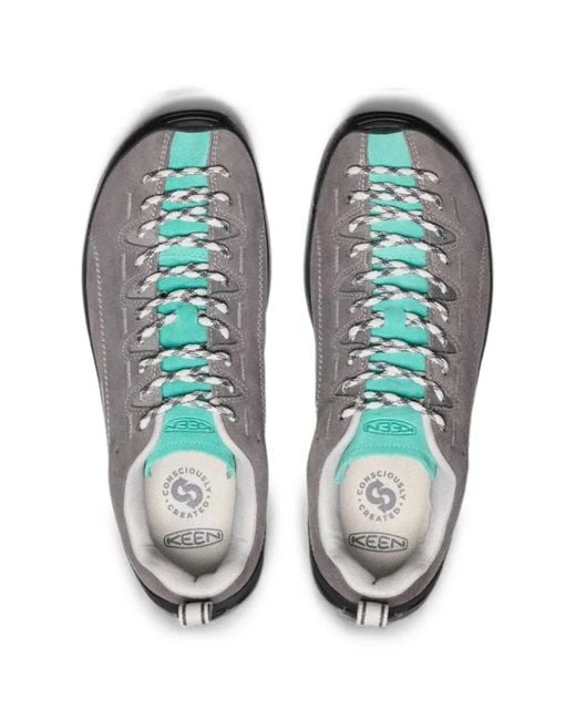 Keen Gray Jasper Leather Sneakers for men