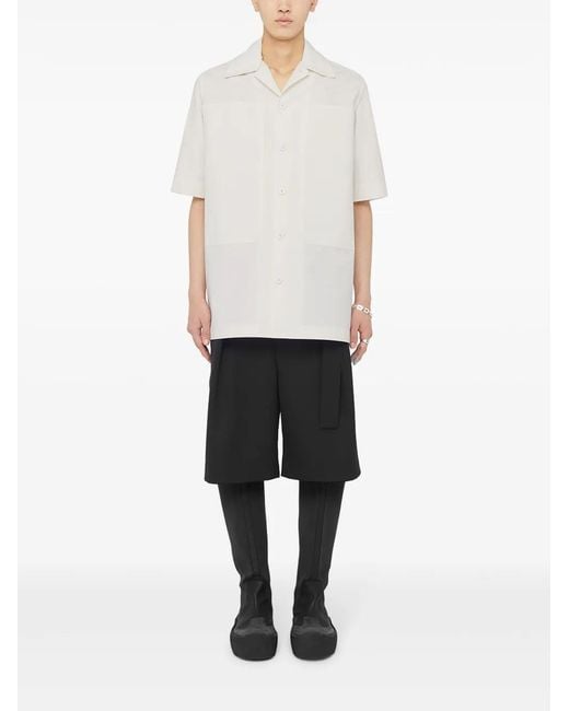 Jil Sander White Layered Button-Up Shirt for men