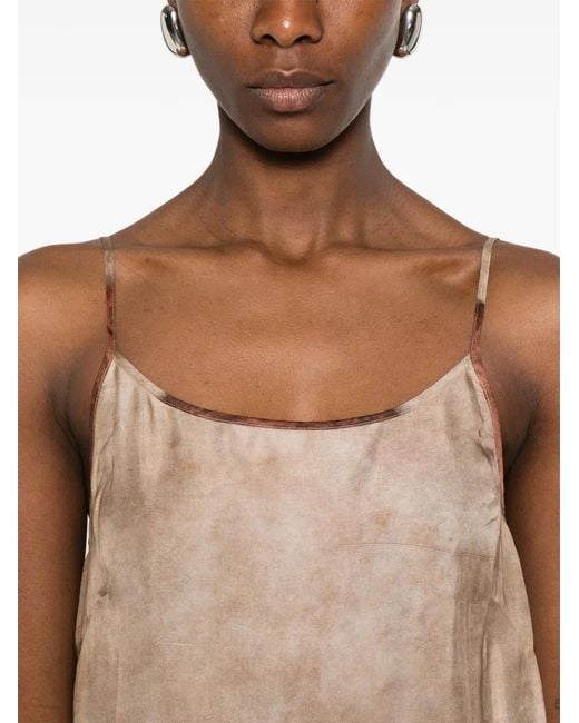 Uma Wang Natural Anaya Dotted Midi Dress