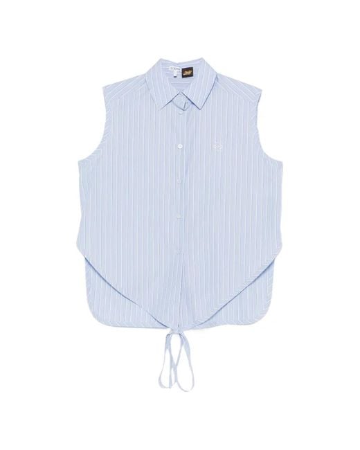 Loewe Blue X Paula's Ibiza Striped Sleeveless Shirt