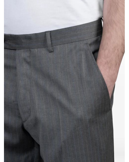 sunflower Gray Belt-Loops Trousers for men
