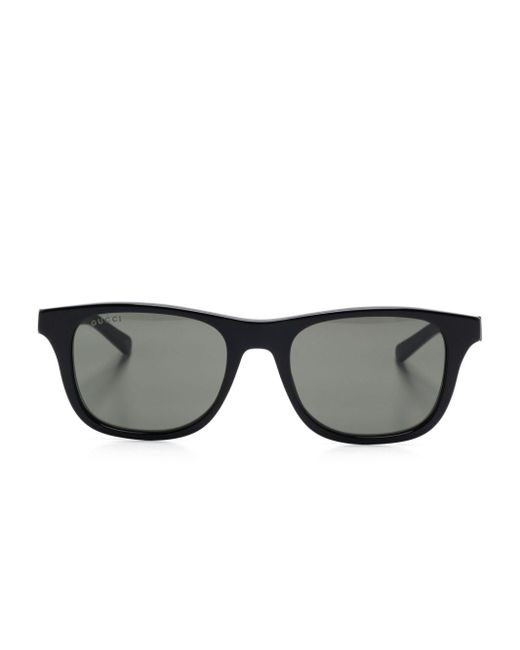 Gucci Gray Square-Frame Sunglasses for men