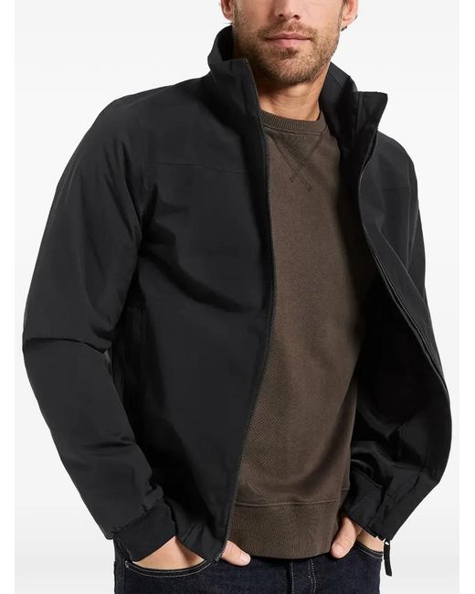 Didriksons Black Alvin Zip-Up Lightweight Jacket for men