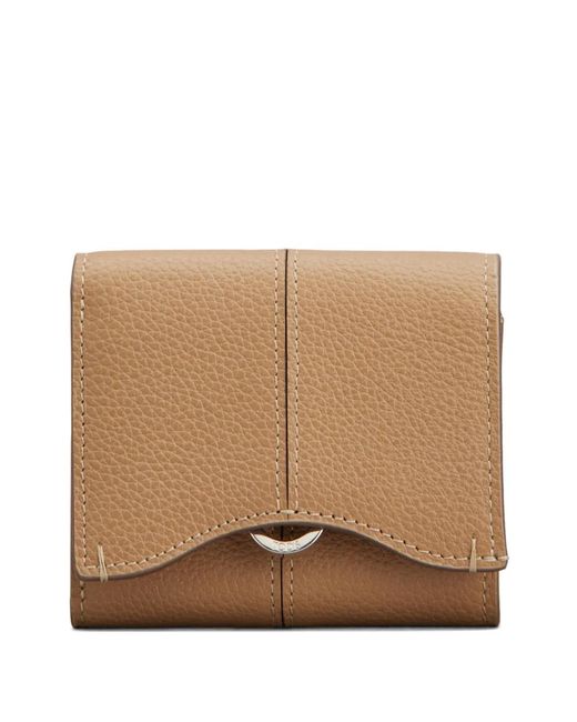 Tod's Natural Grained Leather Wallet